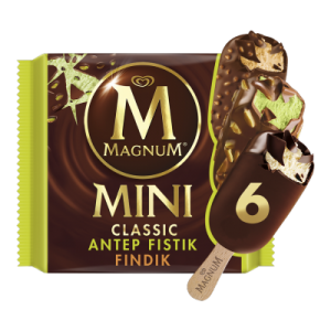 Magnum Mini, Classic, Antep Fısık, Fındık, Dondurma
